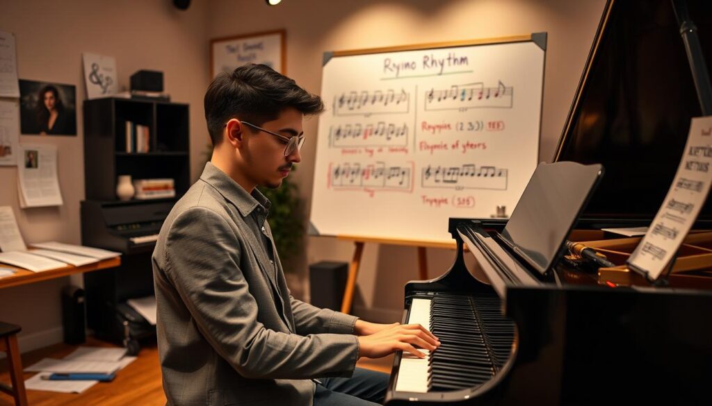 rhythm exercises beginner piano