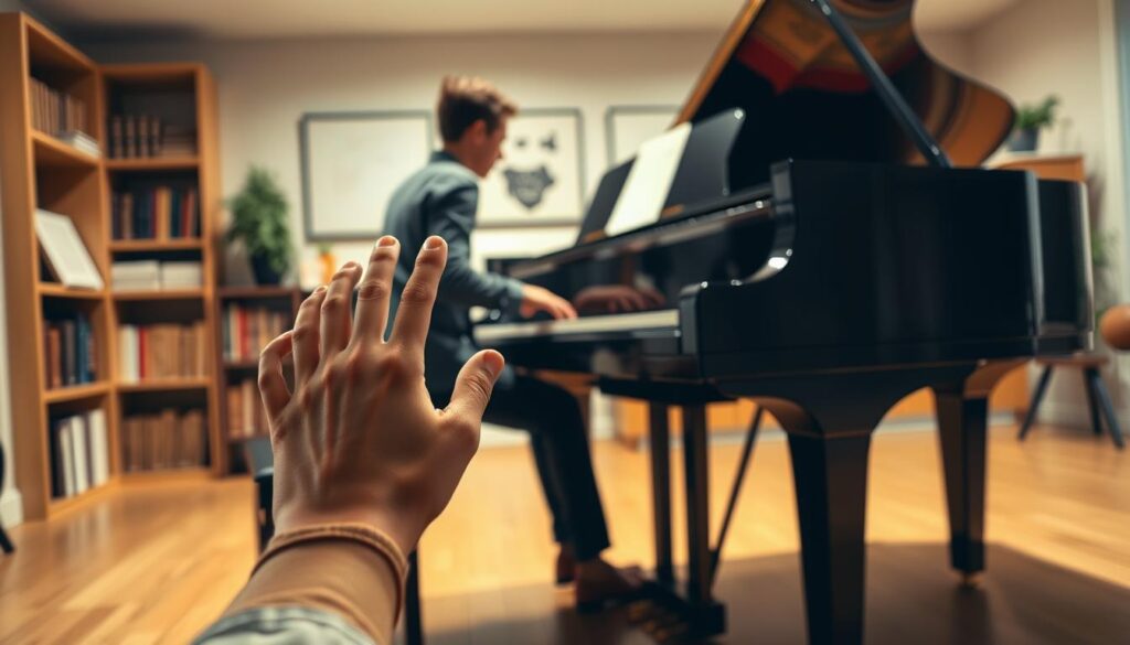 beginner piano technique