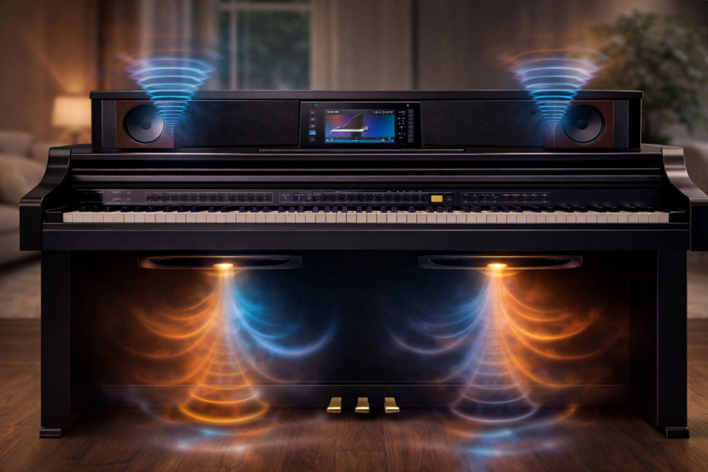 Speaker Systems That Simulate Acoustic Projection