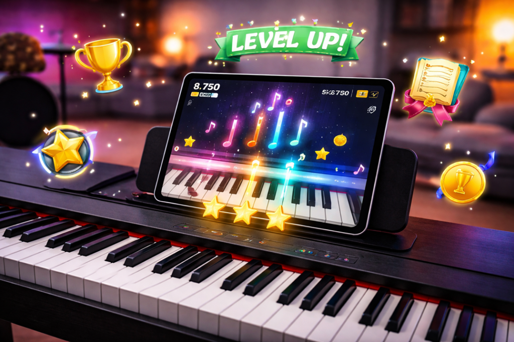 What Gamified Piano Learning Actually Means